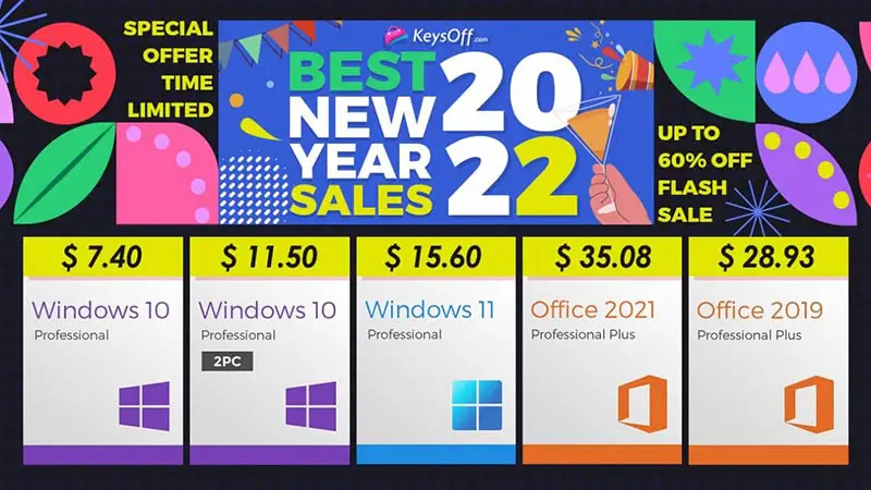 Ring in 2022 in a big way with Keysoff's New Year's Eve Deals!