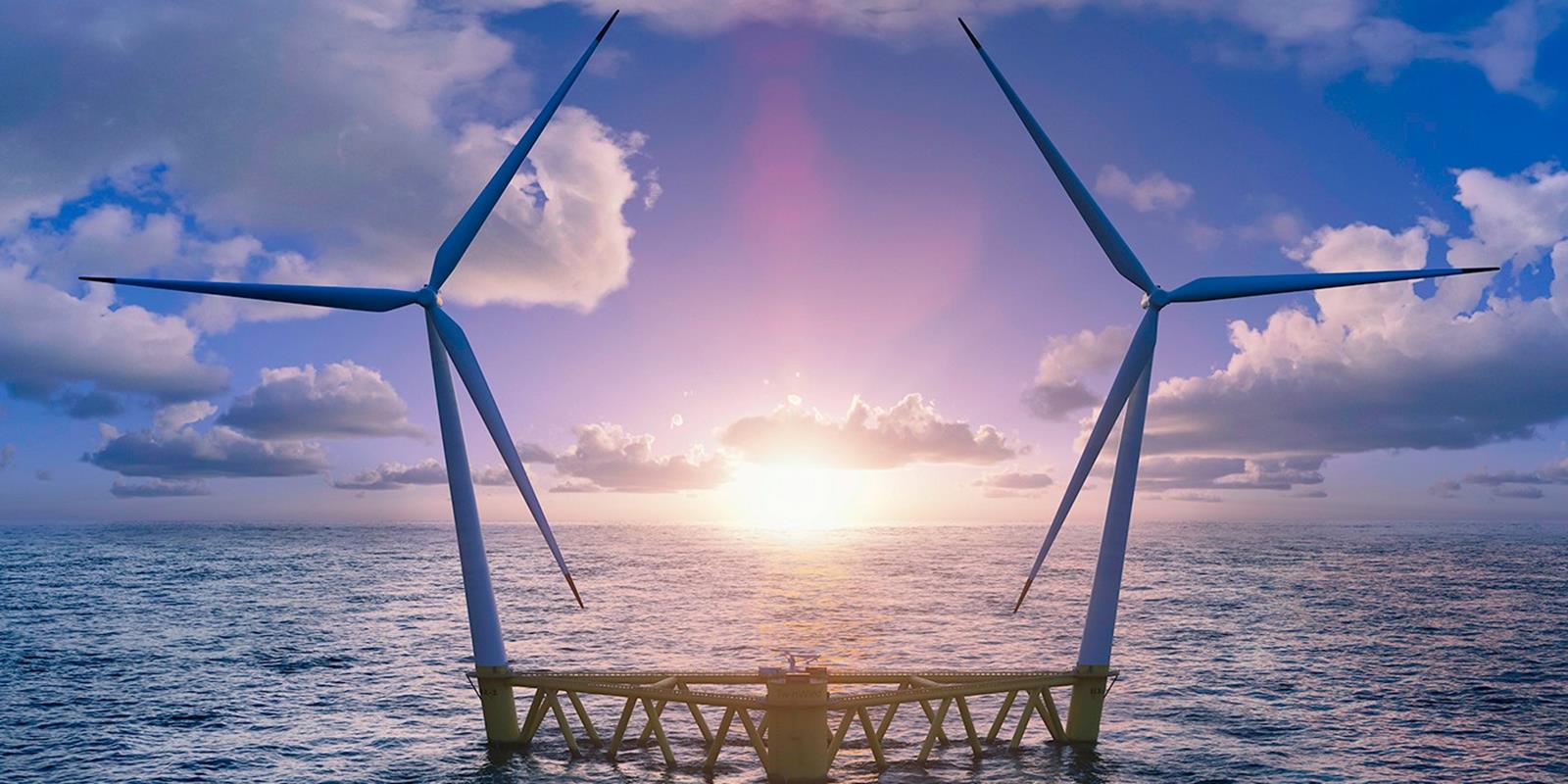 Twin inclined wind turbines from Sweden could conquer the Italian seas