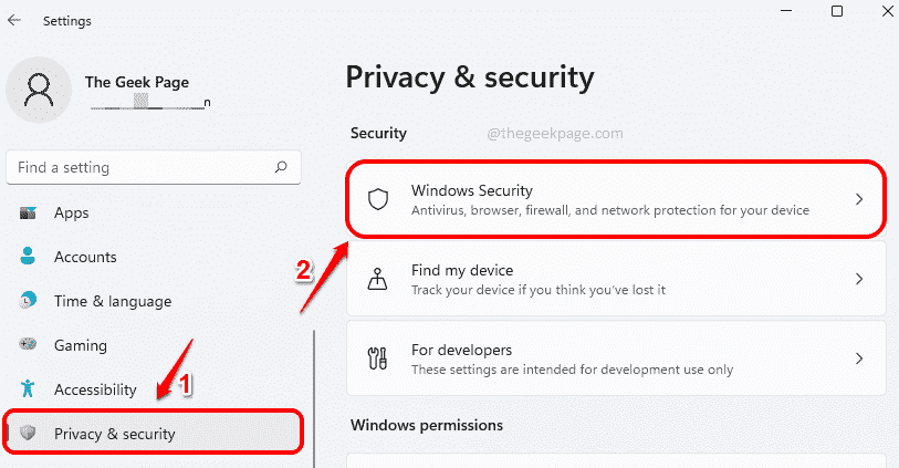 2 Optimized Windows security