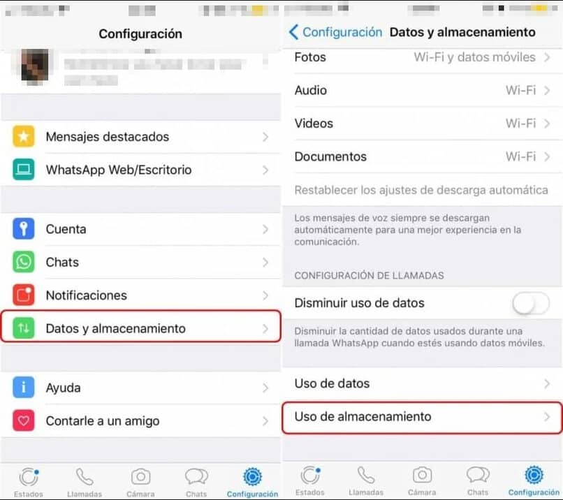 delete stored whatsapp data from your iphone settings