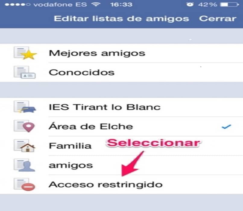 how to add accounts to restricted access list on facebook