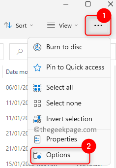 C Windows folder options Min.