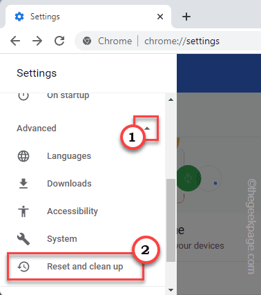 Advanced reset and minimal Chrome cleanup