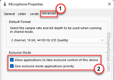Default input device Min.