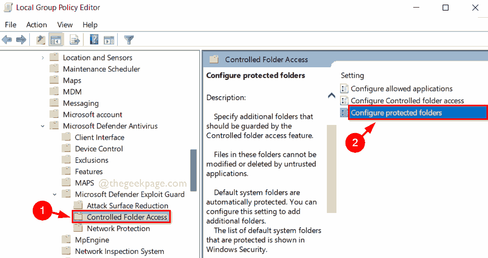 Configure 11zon Protected Folders