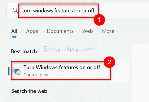 Activar o desactivar las características de Windows Problema en blanco o vacío en Windows 11, 10