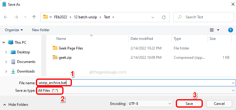 5 Save optimized file