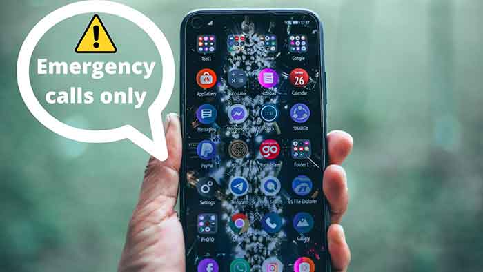 Solo chiamate di emergenza su Android