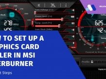 How to set up a graphics card cooler in MSI Afterburner