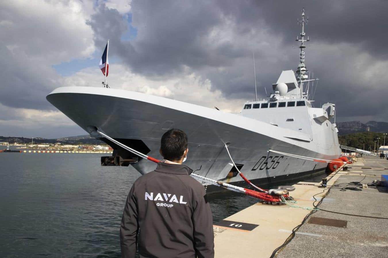 Lorraine Sea Trials.  This is the last French multi-role FREMM frigate