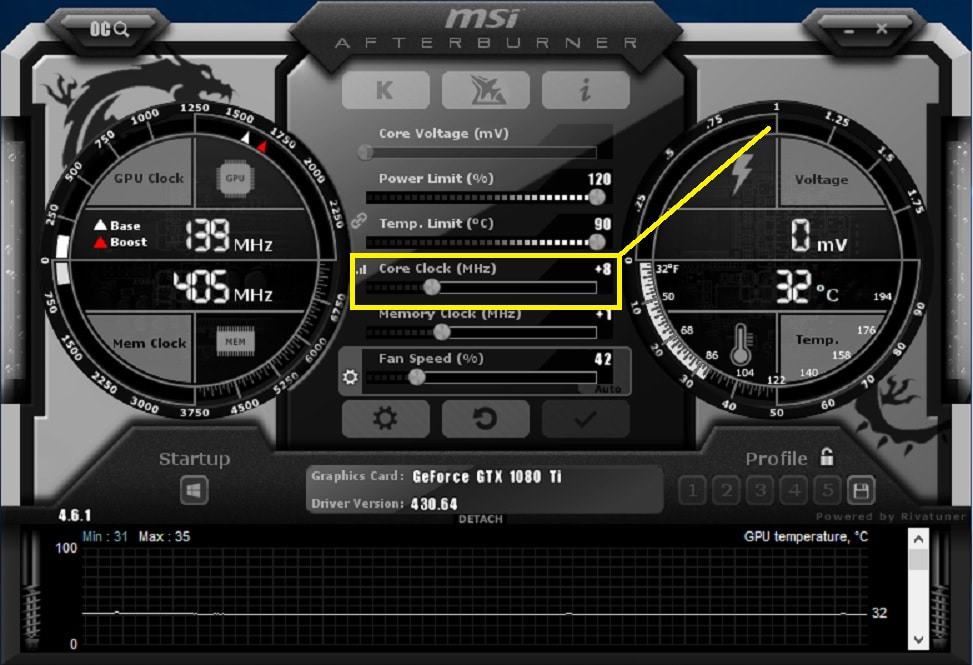 MSI Afterburner how to use: setup instructions