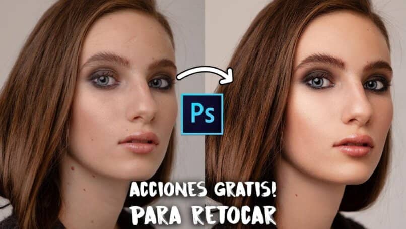 free actions to retouch a photo in photoshop