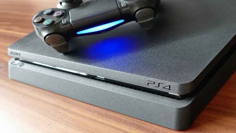 console with ps4 controller