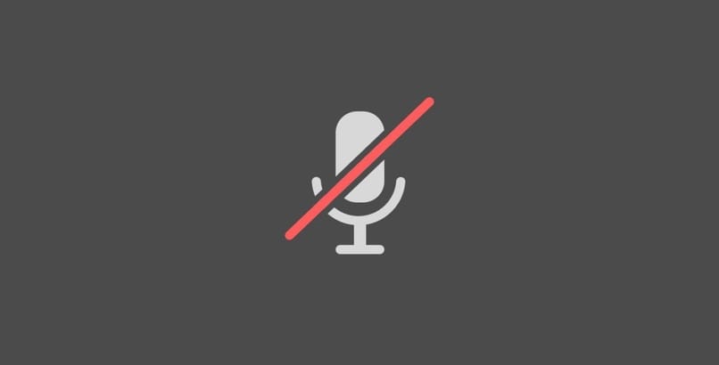 icon that informs that the microphone does not work