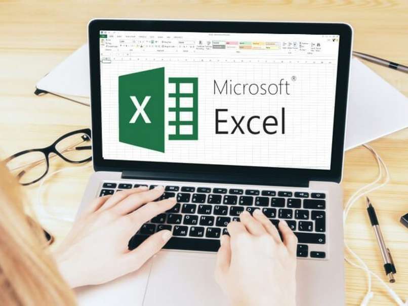 excel and laptop