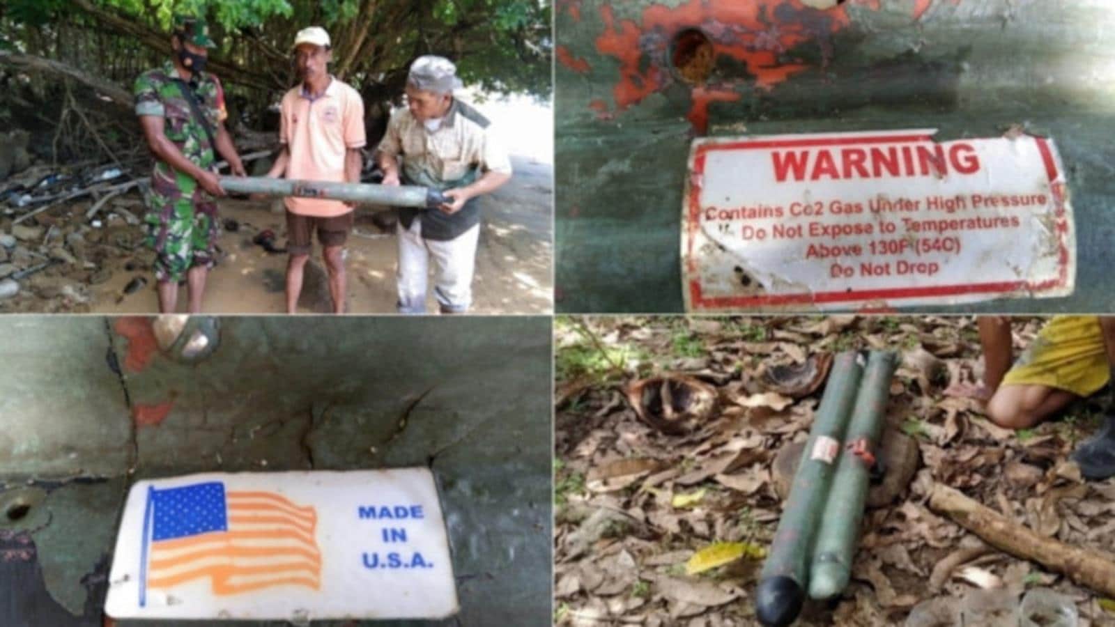 Mysterious object has been identified on an Indonesian beach.  It resembles a torpedo, and is ...