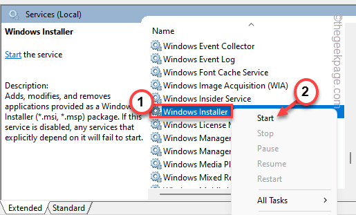 Minimum Windows Installer startup