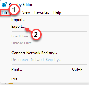 Log file Export new minimum