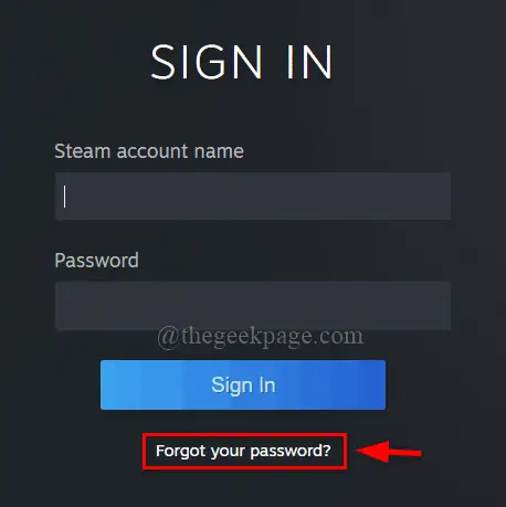 I forgot my password Steam Browser 11zon
