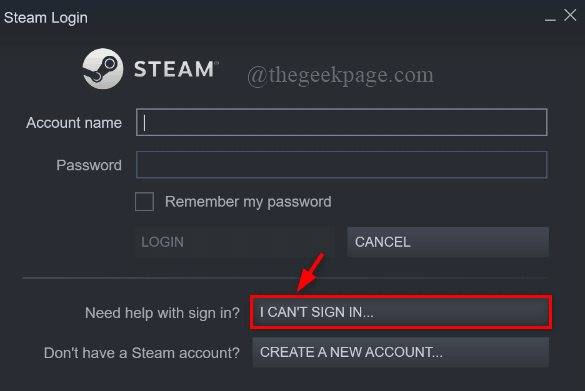Can't log in to Steam 11zon