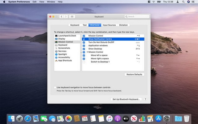Manually disable notifications on Mac