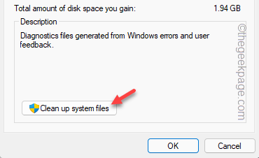 Clean minimal system files