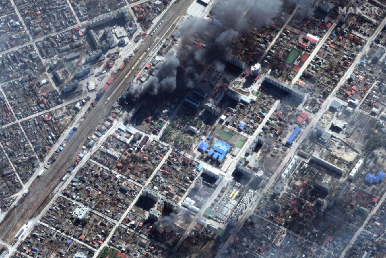 Ukraine in ruins.  The new satellite images of Mariupol are terrifying with the scale of the damage