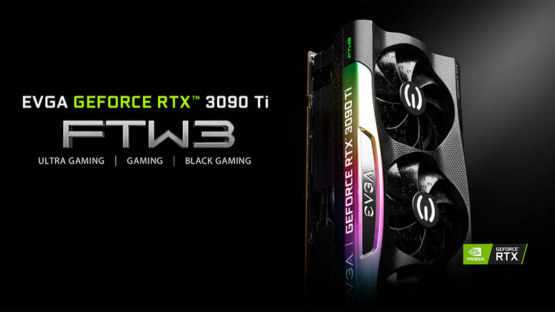 EVGA Unveils GeForce RTX 3090 Ti FTW3 Graphics Cards