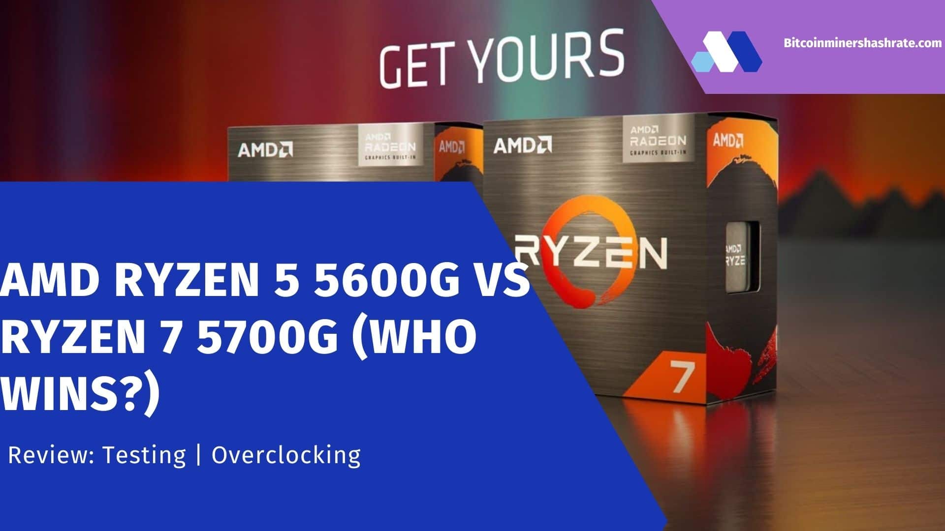 AMD Ryzen 5 5600G vs Ryzen 7 5700G