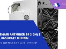 ASIC Bitmain Antminer E9 3 GHs Mining Hashrate