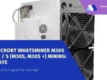 Asik MicroBT WhatsMiner M30S ++ 110t s (M30S, M30S +) Mining Hashrate