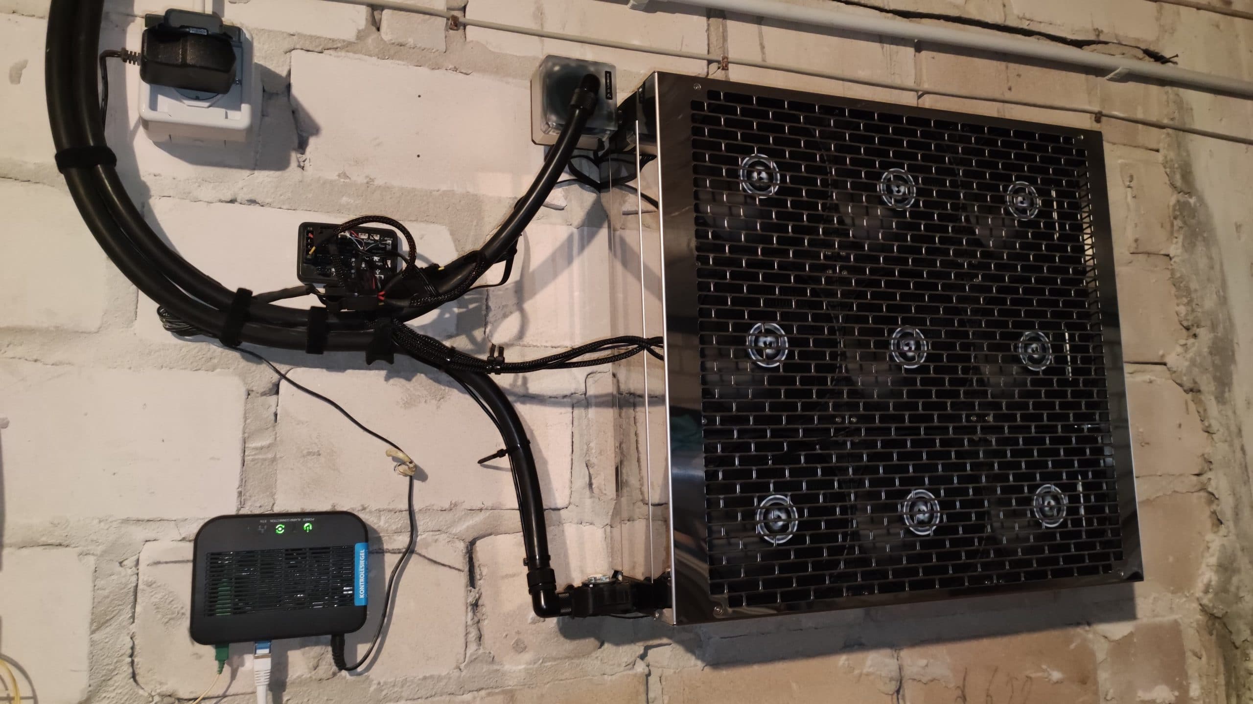 Cellar cooling for hot hours: not everyday water cooling from our community |  construction diary