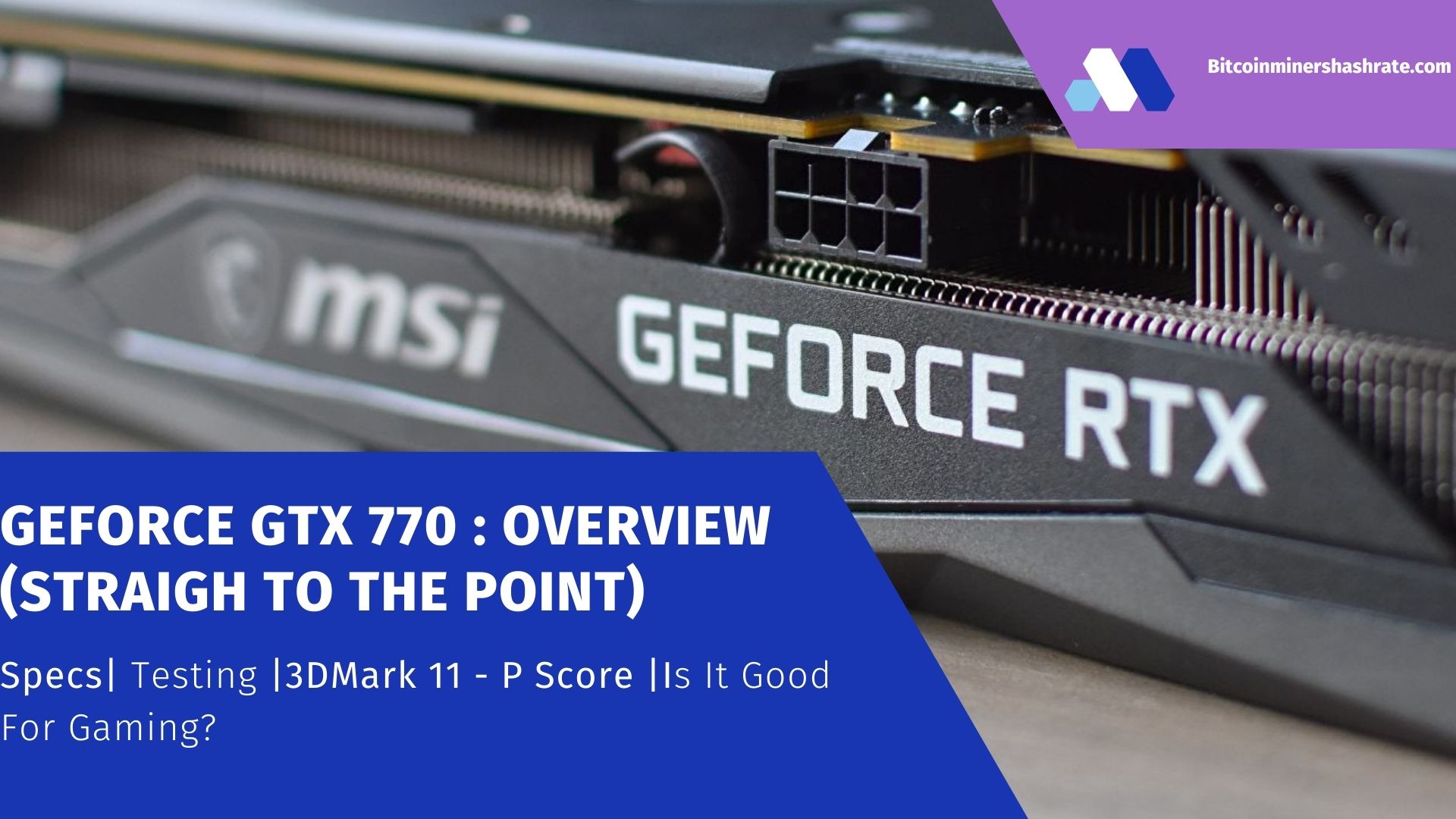 GeForce GTX 770 - Is it Good for Gaming