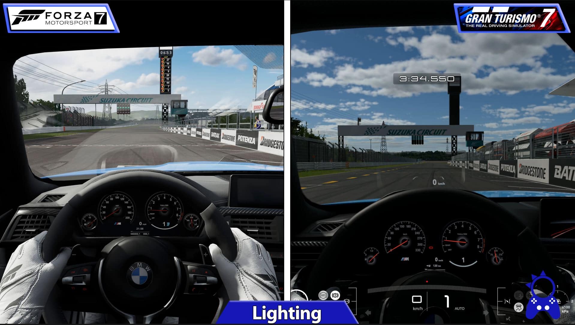 Forza Motorsport 7 vs Gran Turismo 7