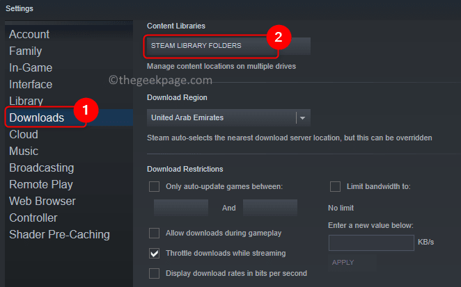 Steam Settings Downloads Storage Manager Min.