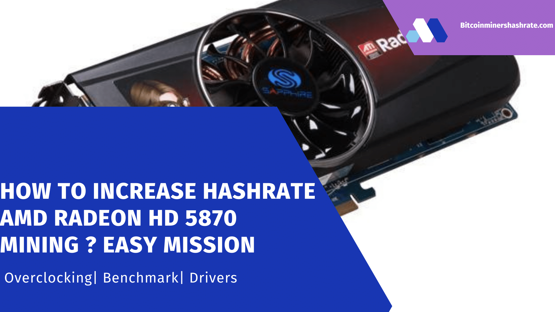 Increase Hashrate AMD Radeon HD 5870 Mining