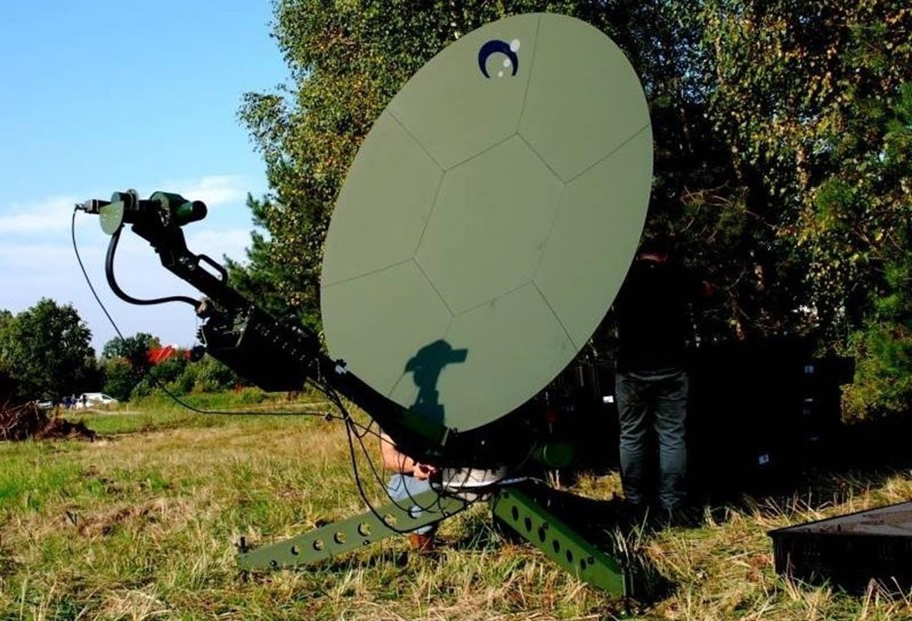 Portable satellite terminals for the Polish Army.  The Armaments Agency bought 100 units