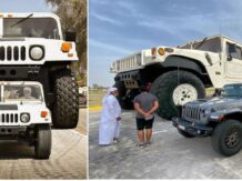 The world's largest Hummer H1 is a two-story apartment