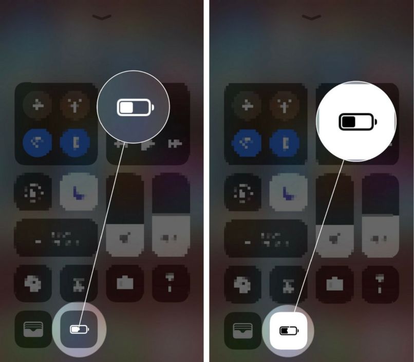 you can create a low power mode shortcut