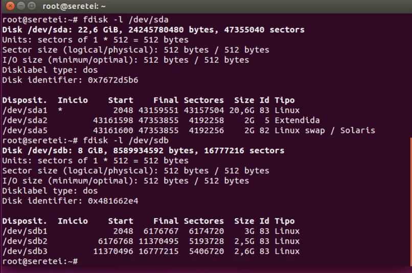 use fdisk command to format sd
