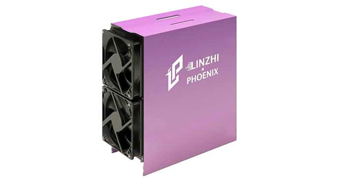 Linzhi Phoenix Miner 2600mh 8 GB Mining Hashrate