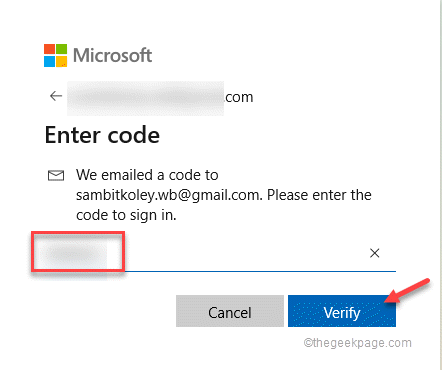 Enter the minimum access code