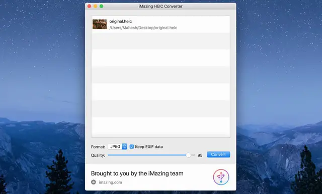 Use a third-party app to convert HEIC to JPG