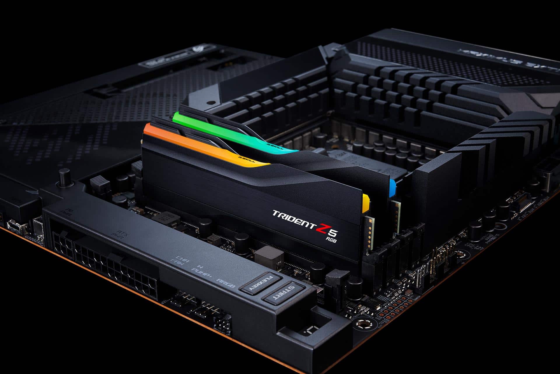 New memories from G.SKILL.  The company showed its DDR5-6600 CL34 in the Trident Z5 RGB family