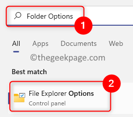 Windows Search Folder Options Min.