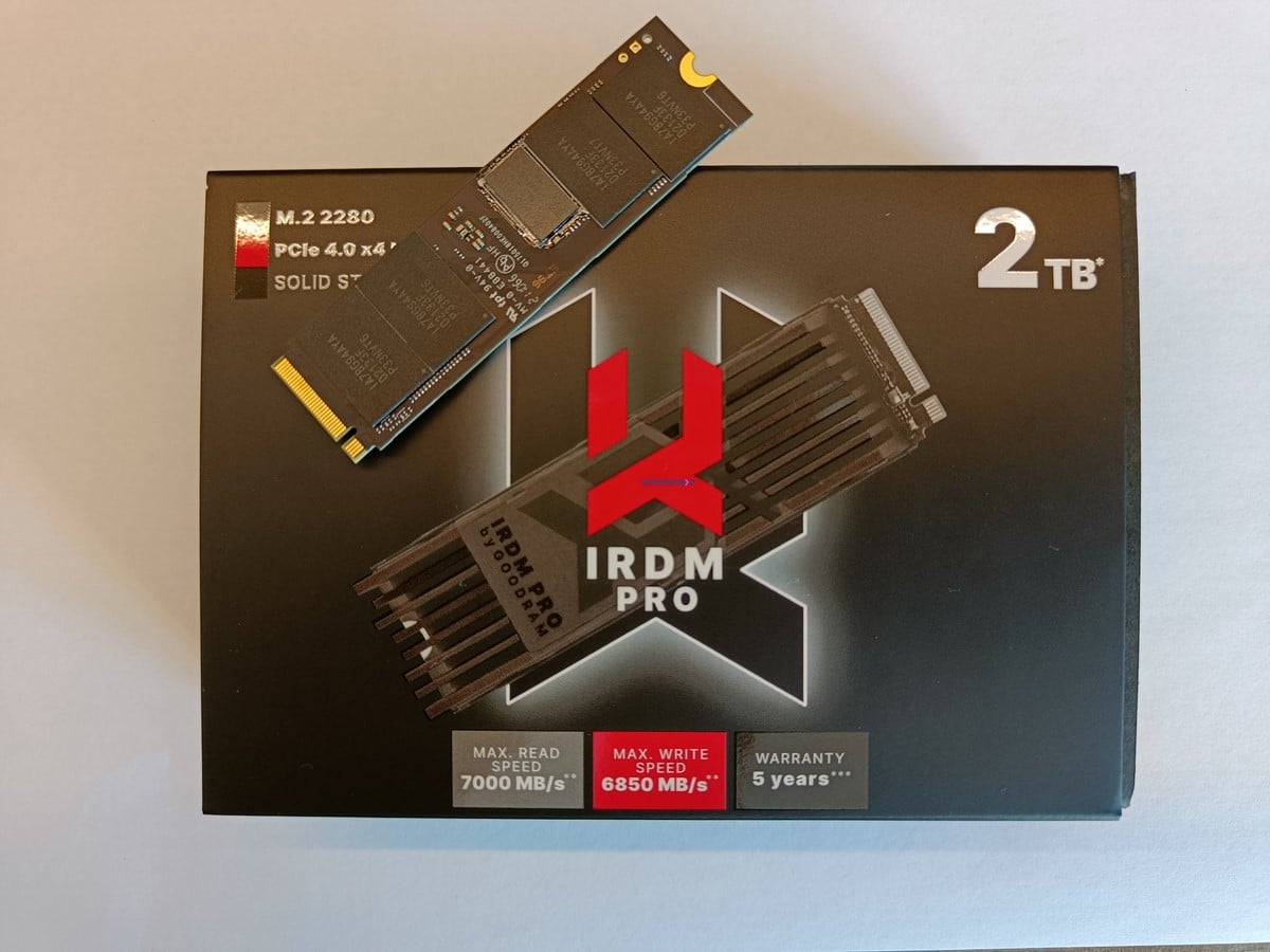 Test of the IRDM Pro 2 TB disk from the Polish manufacturer Goodram