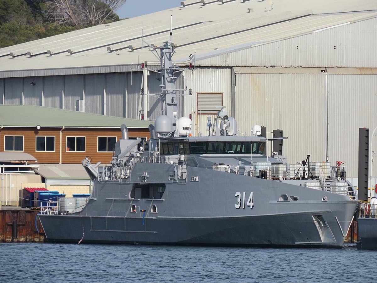 Australia's first improved Cape patrol boat in navy hands