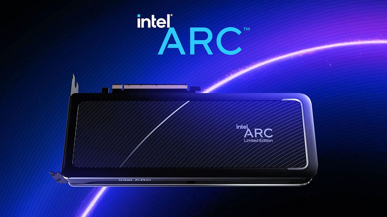 Intel Arc, top-of-the-range desktop video card: boost clock up to 2250 MHz?  A clue pops up