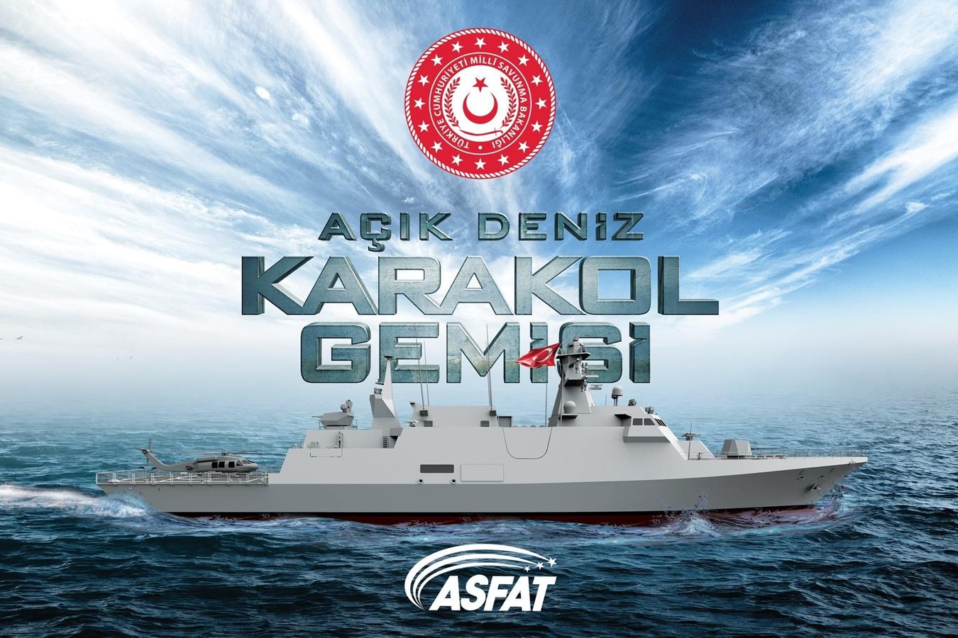 The construction of the Turkish Hisar-class patrol vessel is underway