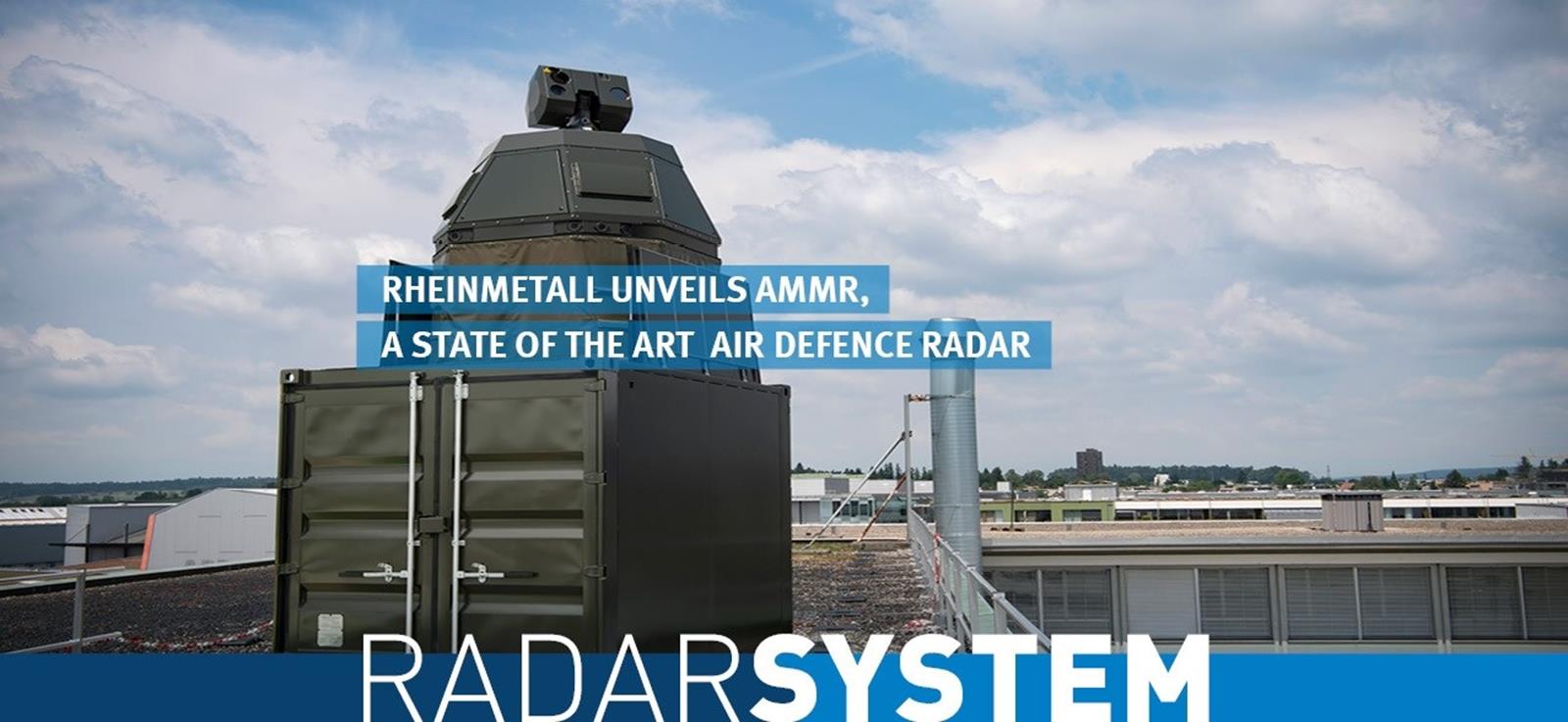 The multi-functional Oerlikon AMMR radar from Rheinmetall Italia